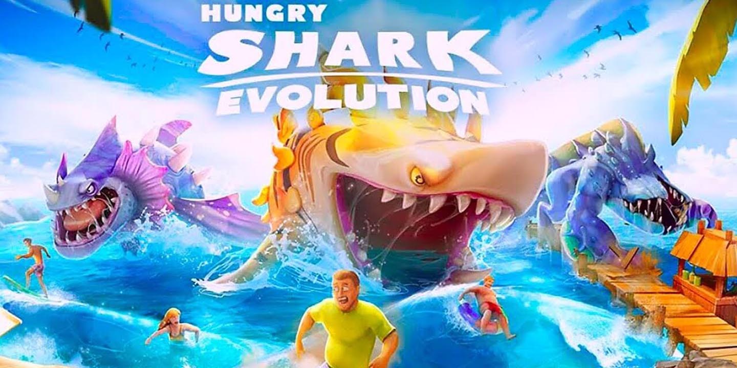 Hungry Shark Evolution MOD APK cover