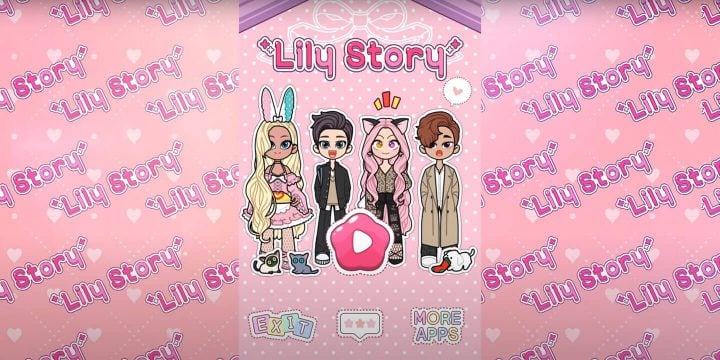Lily Story Dress Up Game MOD APK cover 