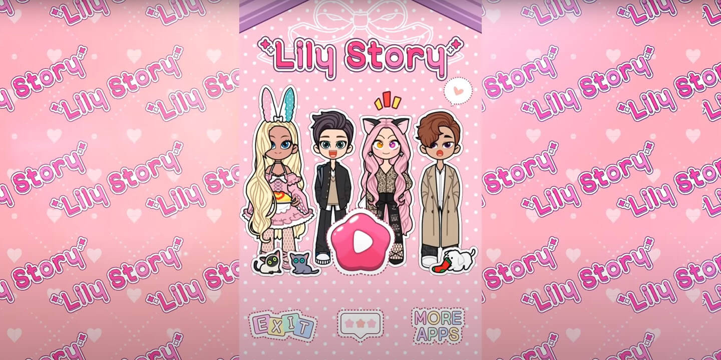 Lily Story Dress Up Game MOD APK cover