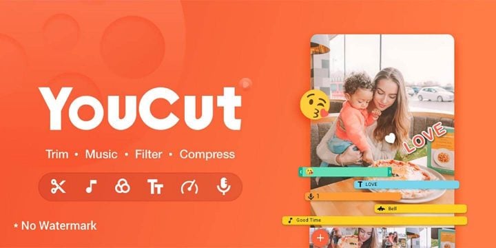 YouCut MOD APK cover 