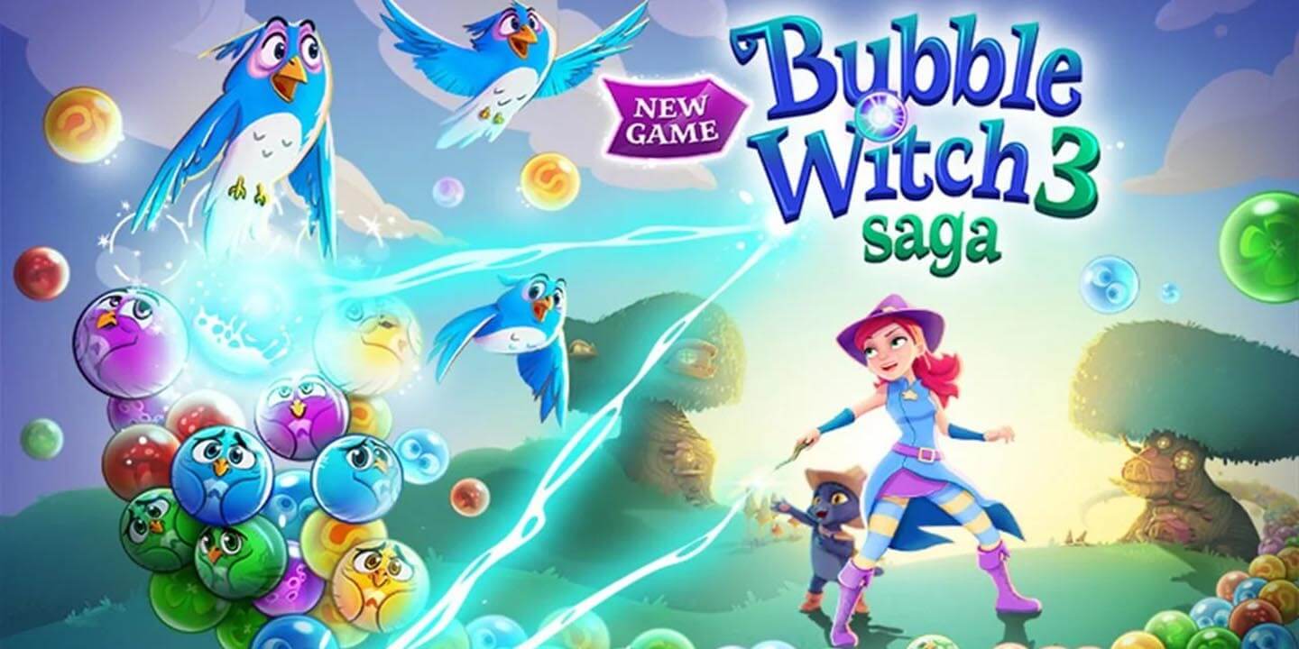 Bubble Witch 3 Saga MOD APK Cover