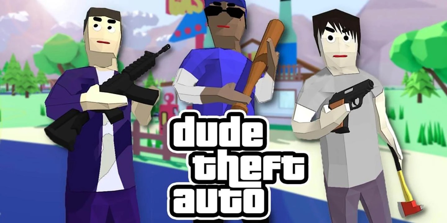 Dude Theft Wars MOD APK cover