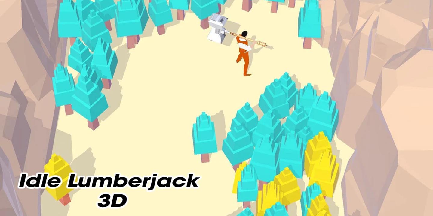 Idle Lumberjack 3D MOD APK cover