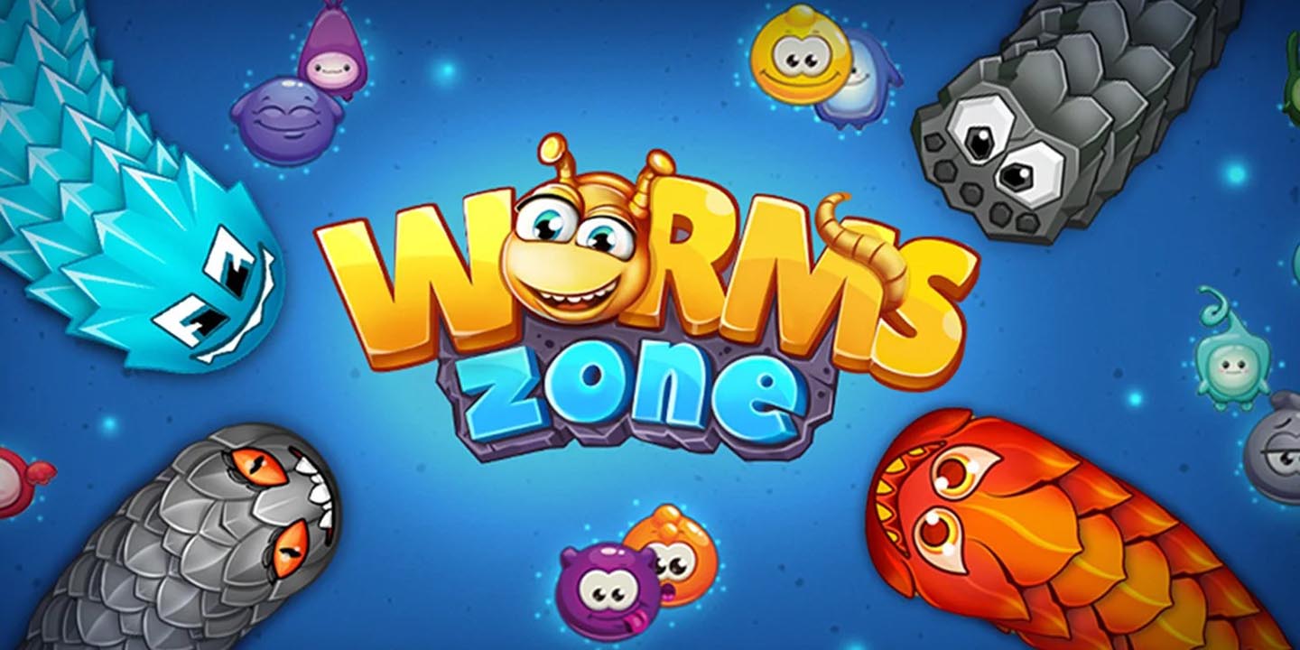 Worms Zone io MOD APK cover