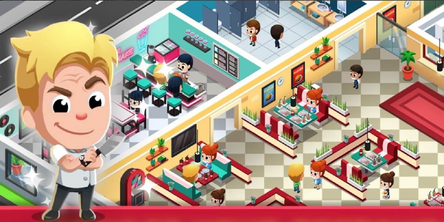 Idle Restaurant Tycoon v1.24.4 Apk Mod [Dinheiro Infinito]