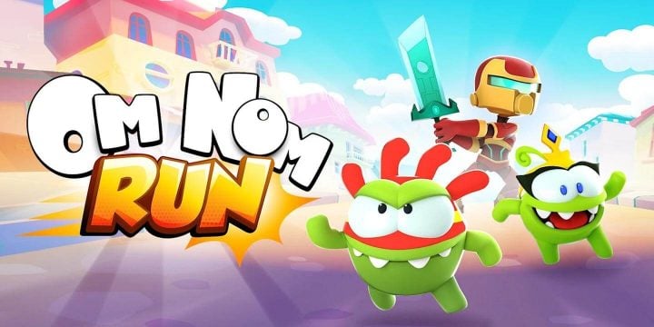 Om Nom Run MOD APK cover 