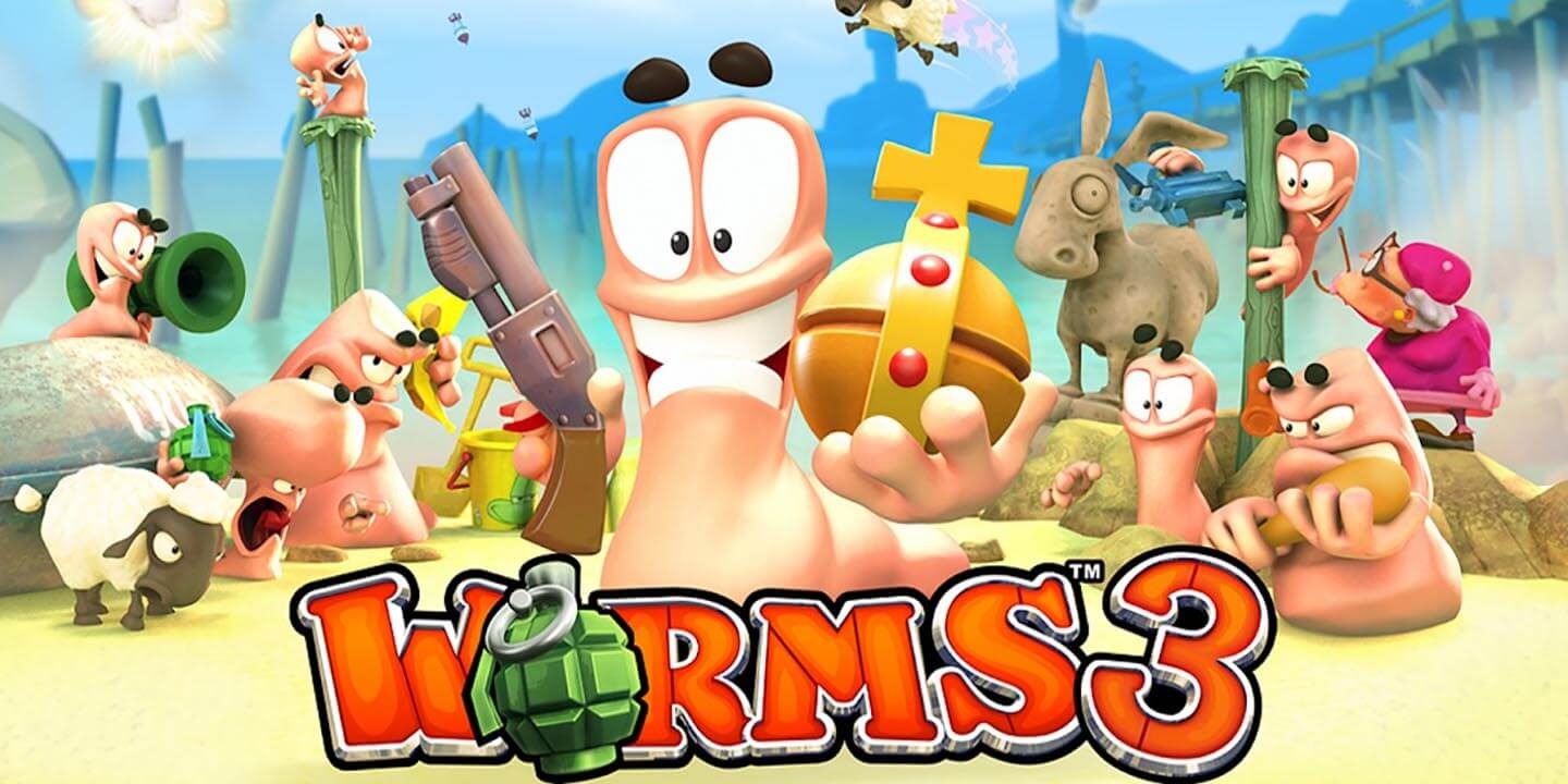 Worms 3 MOD APK cover