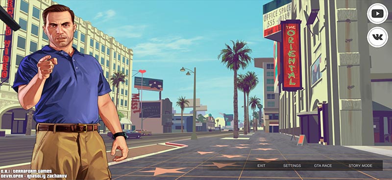 Download GTA Grand Theft Auto V MOD APK v0.8.1 (Full Unlocked) for