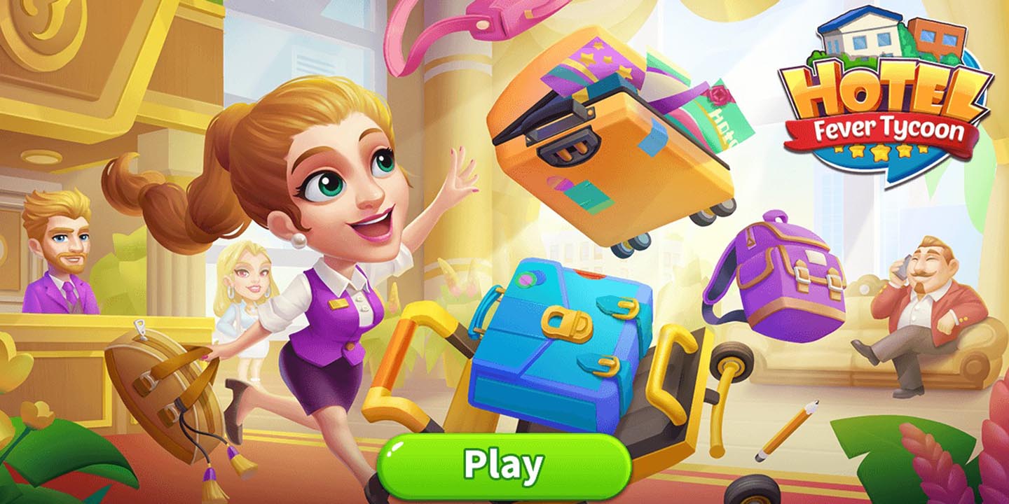 Hotel Fever Tycoon MOD APK cover