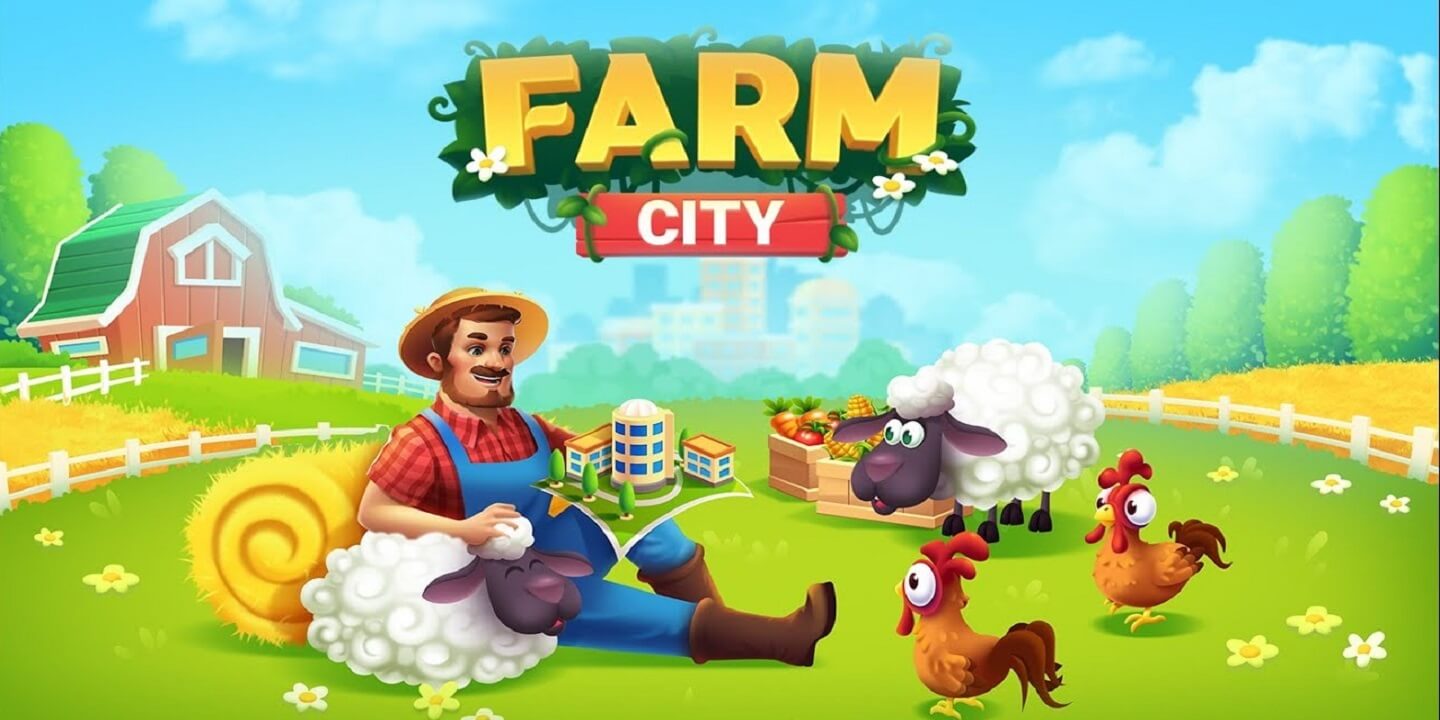 Farm City Farming Building MOD APK cover