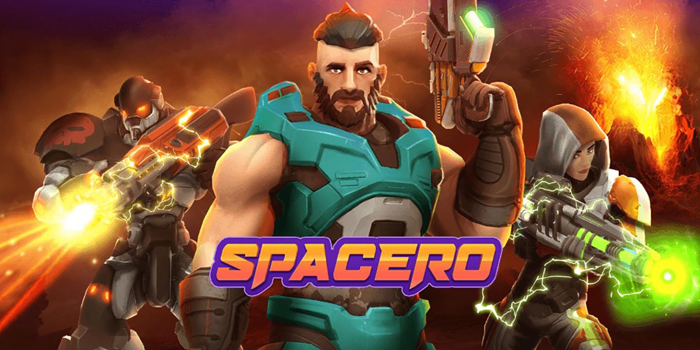 Spacero Sci Fi Hero Shooter MOD APK cover