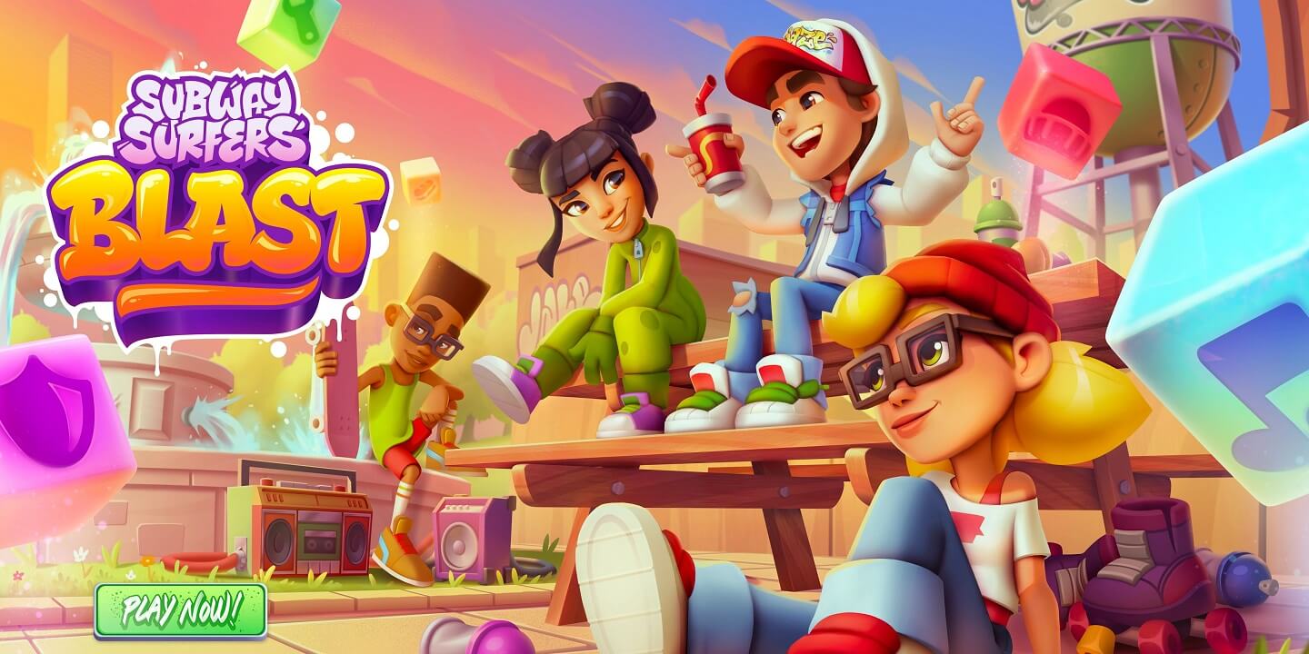 🔥 Download Subway Surfers Blast 1.10.1 [Unlocked] APK MOD. Match 3 puzzle  with your favorite characters from Subway Surfers 