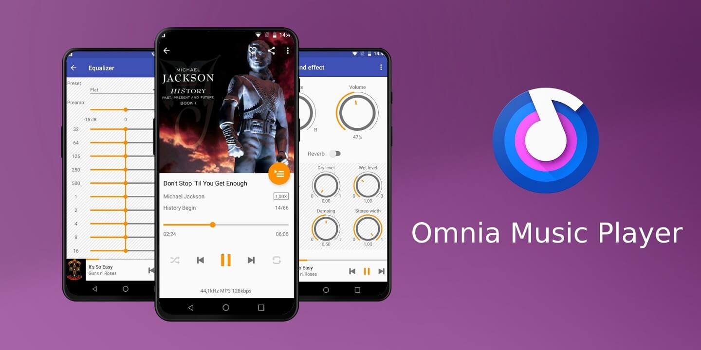 Omnia Music Player 1.6.4 MOD APK (Premium Unlocked) Download