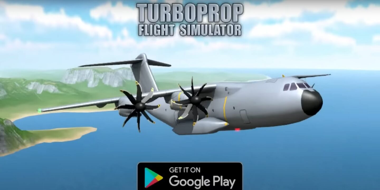 Turboprop Flight Simulator 3D MOD APK cover