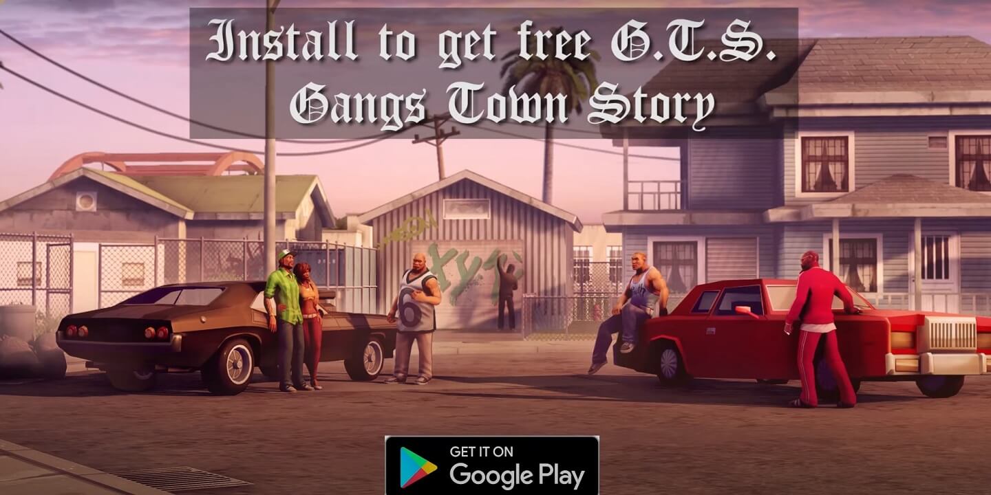 Gangs Town Story MOD APK cover