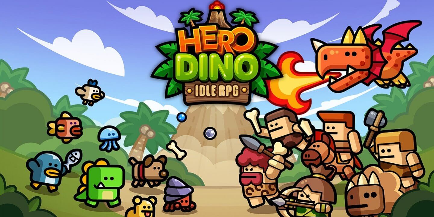 Hero Dino Idle RPG MOD APK cover