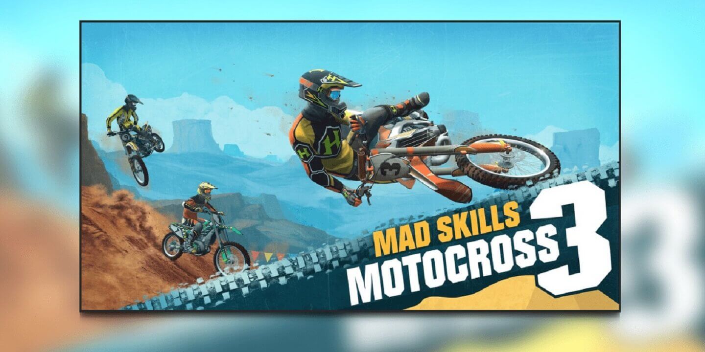 Mad Skills Motocross 3 MOD APK cover