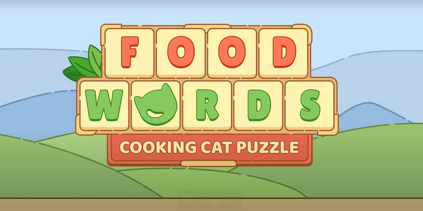Food Words Cooking Cat Puzzle MOD APK cover