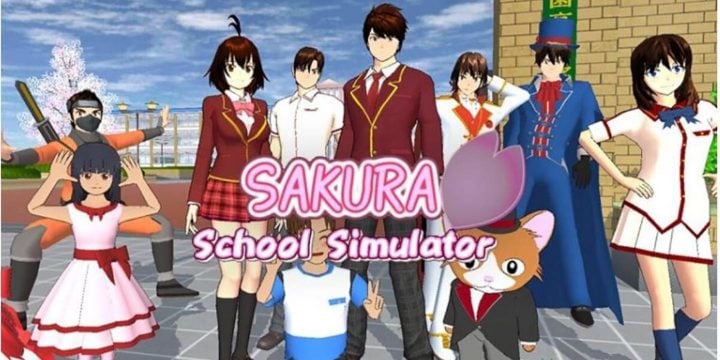 SAKURA School Simulator MOD APK cover 