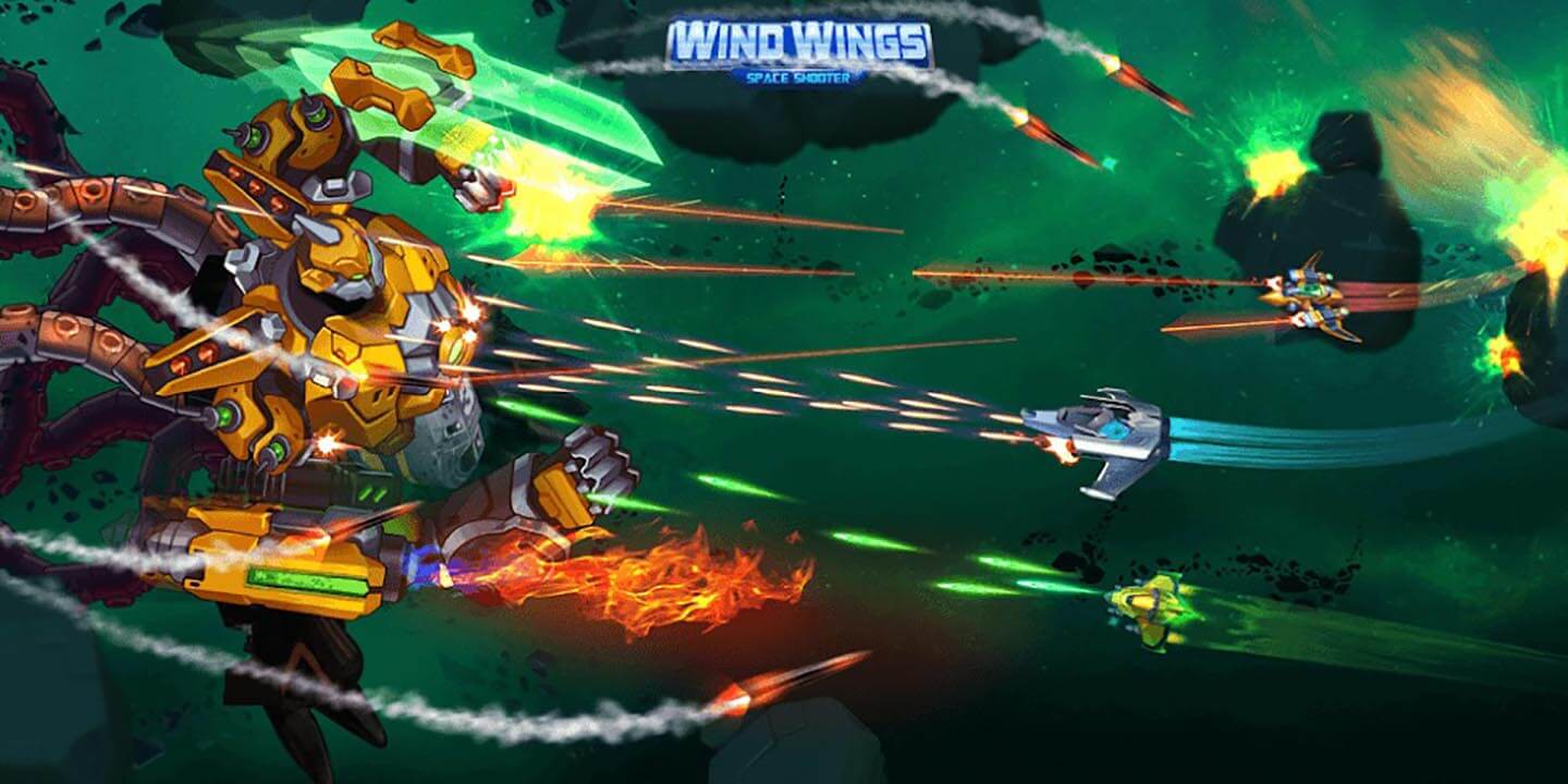 WindWings Space Shooter MOD APK cover