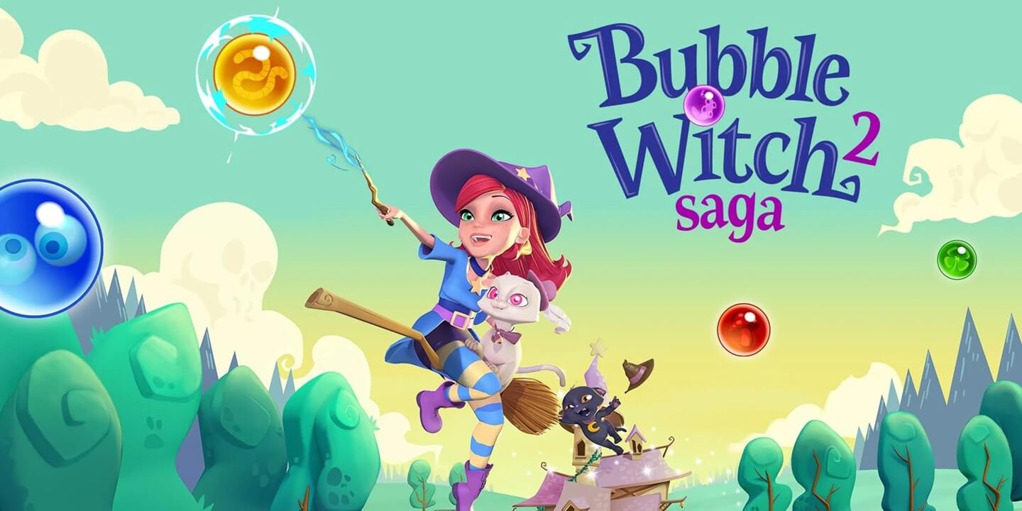 Bubble Witch 2 Saga MOD APK cover