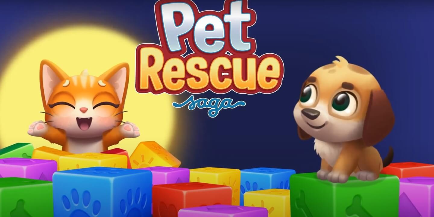 Pet Rescue Saga MOD APK cover