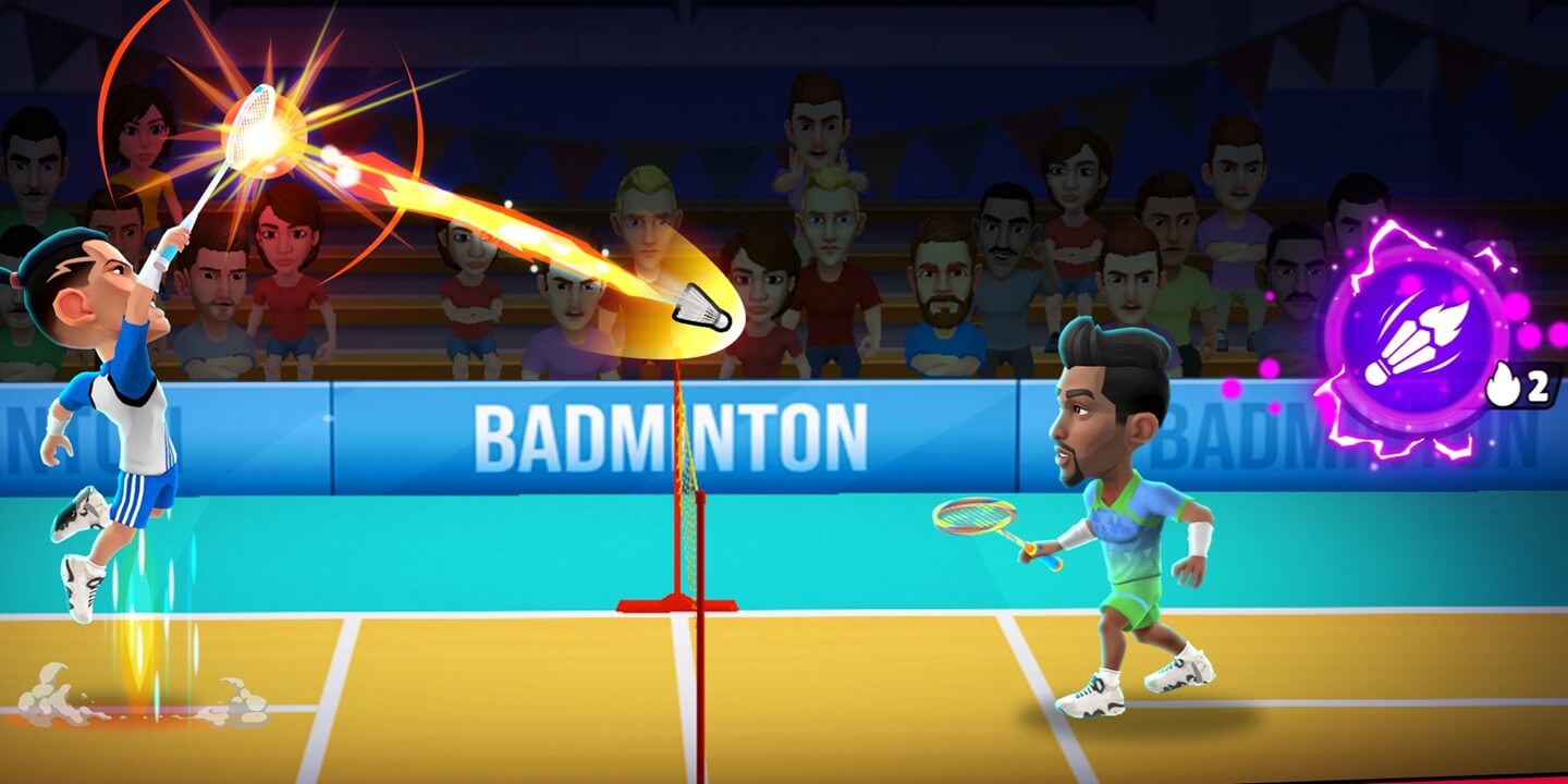 Badminton Clash 3D MOD APK cover