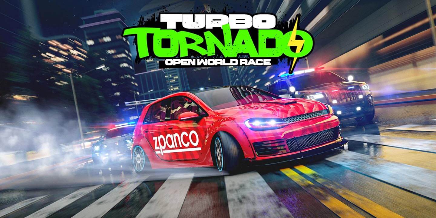 Turbo Tornado Open World Race MOD APK cover