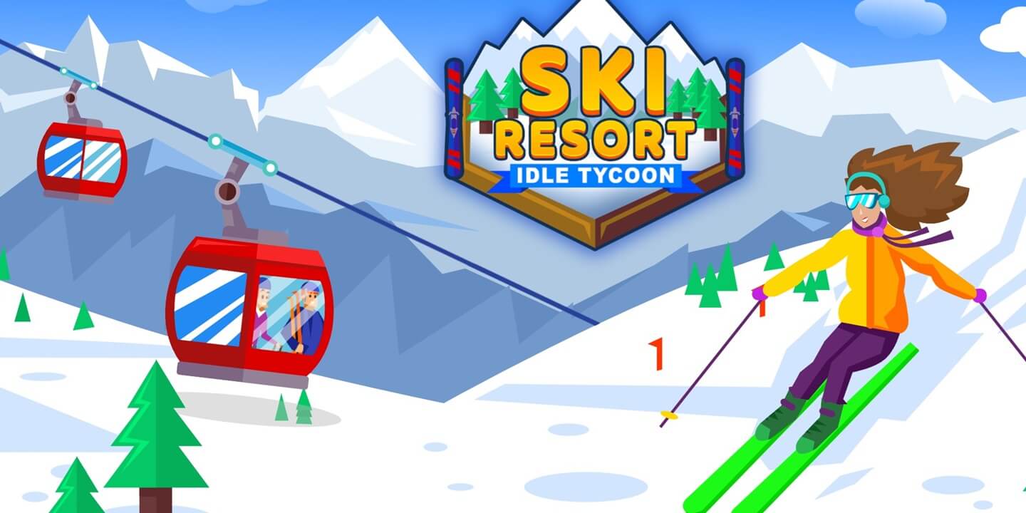 Ski Resort Idle Snow Tycoon APK cover
