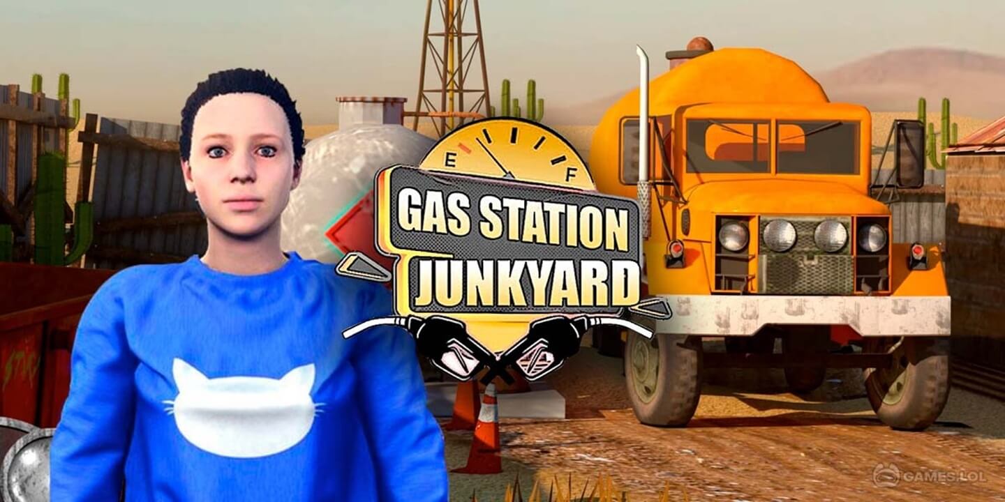 Gas Station Junkyard Simulator MOD APK cover