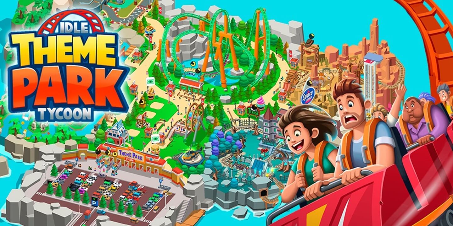 Idle Theme Park Tycoon MOD APK cover
