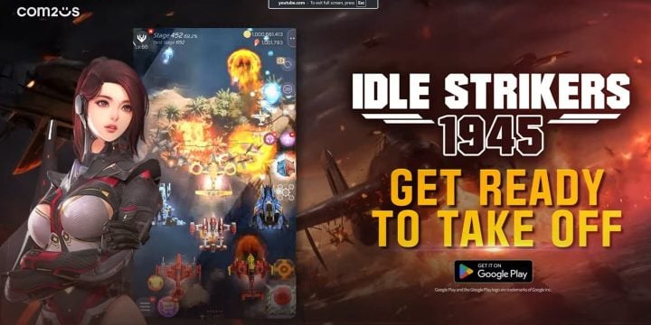 Idle Strikers 1945 MOD APK cover 