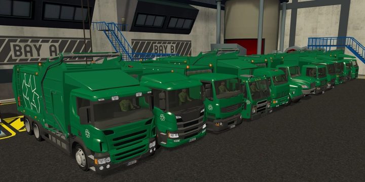 Trash Truck Simulator MOD APK Cover 