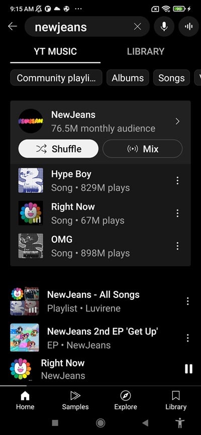 YouTube Music Morphe screenshot 4